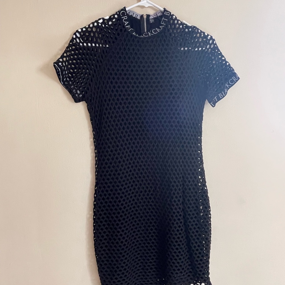 Black Craft Cult Mesh Dress